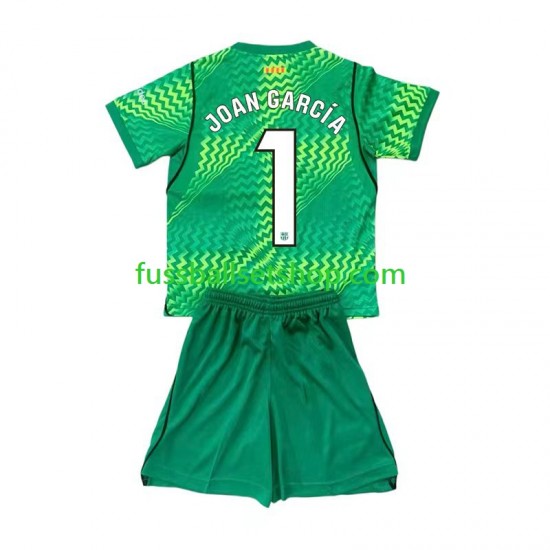 Günstige Fußball Trikotsatz FC Barcelona Joan Garcia 1 Torwart Kinder Heimtrikot 2026-2027 Kurzarm Günstige Fußball Trikotsatz FC Barcelona Joan Garcia 1 Torwart Kinder Heimtrikot 2026-2027 Kurzarm