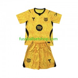 Günstige Fußball Trikotsatz FC Barcelona Torwart Kinder Viertestrikot 2026-2027 Kurzarm