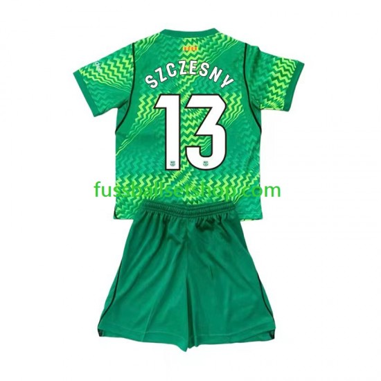 Günstige Fußball Trikotsatz FC Barcelona Wojciech Szczesny 13 Torwart Kinder Heimtrikot 2026-2027 Kurzarm
