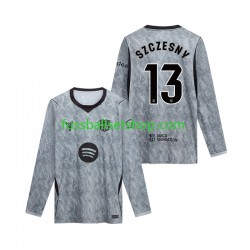 Günstige Fußball Trikotsatz FC Barcelona Wojciech Szczesny 13 Torwart Herren Auswärtstrikot 2026-2027 Langarm