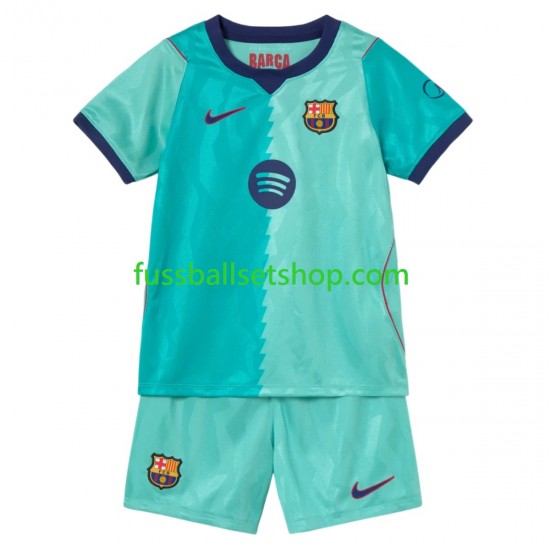 Günstige Fußball Trikotsatz FC Barcelona Kinder Ausweichtrikot 2026-2027 Kurzarm