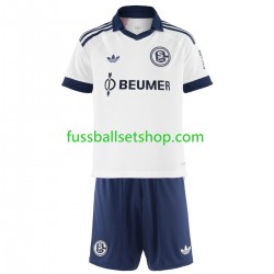 Günstige Fußball Trikotsatz FC Schalke 04 Kinder Auswärtstrikot 2026-2027 Kurzarm