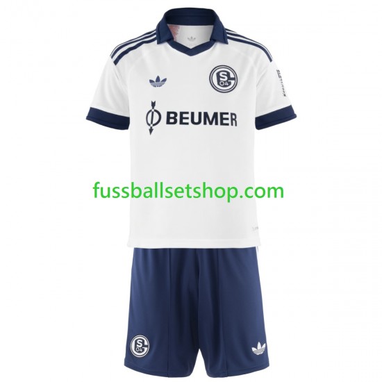 Günstige Fußball Trikotsatz FC Schalke 04 Kinder Auswärtstrikot 2026-2027 Kurzarm Günstige Fußball Trikotsatz FC Schalke 04 Kinder Auswärtstrikot 2026-2027 Kurzarm