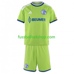 Günstige Fußball Trikotsatz FC Schalke 04 Kinder Ausweichtrikot 2026-2027 Kurzarm