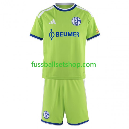 Günstige Fußball Trikotsatz FC Schalke 04 Kinder Ausweichtrikot 2026-2027 Kurzarm