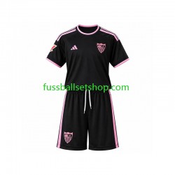 Günstige Fußball Trikotsatz FC Sevilla Kinder Ausweichtrikot 2026-2027 Kurzarm