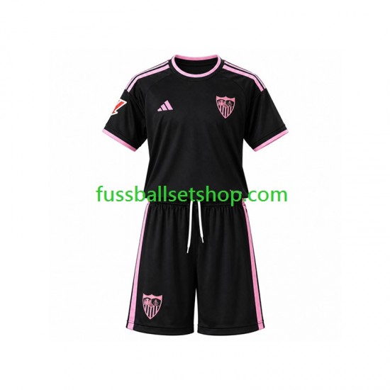 Günstige Fußball Trikotsatz FC Sevilla Kinder Ausweichtrikot 2026-2027 Kurzarm