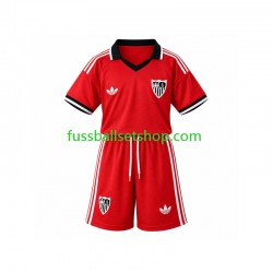 Günstige Fußball Trikotsatz FC Sevilla Retro Kinder Heimtrikot 2026-2027 Kurzarm
