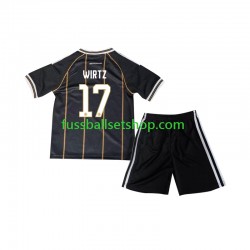 Günstige Fußball Trikotsatz Deutschland Florian Wirtz 17 Kinder Ausweichtrikot World Cup 2026 Kurzarm