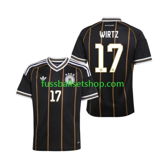 Günstige Fußball Trikotsatz Deutschland Florian Wirtz 17 Herren Ausweichtrikot World Cup 2026 Kurzarm