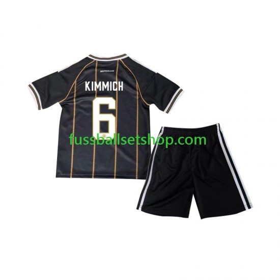 Günstige Fußball Trikotsatz Deutschland Joshua Kimmich 6 Kinder Ausweichtrikot World Cup 2026 Kurzarm