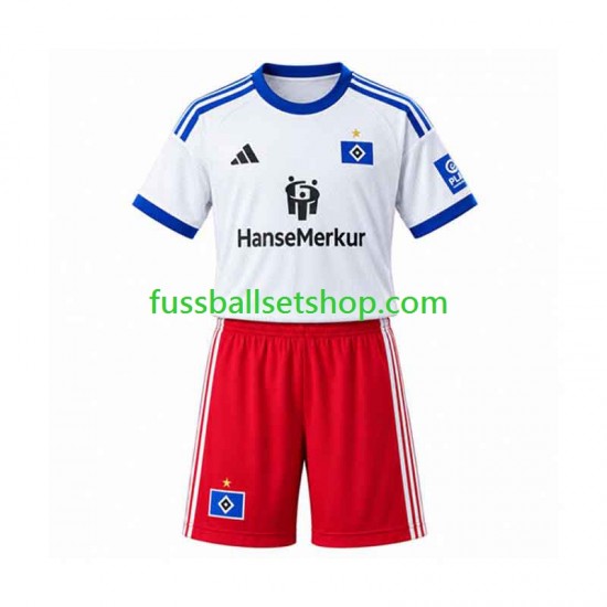 Günstige Fußball Trikotsatz Hamburger SV Kinder Heimtrikot 2026-2027 Kurzarm