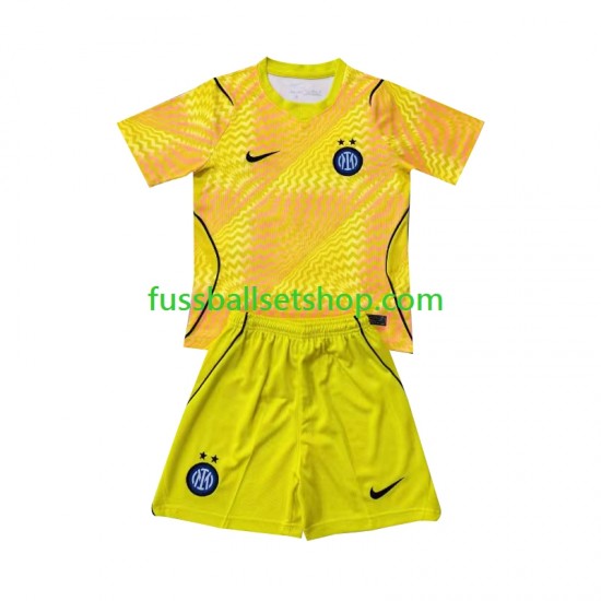 Günstige Fußball Trikotsatz Inter Mailand Torwart Kinder Heimtrikot 2026-2027 Kurzarm Günstige Fußball Trikotsatz Inter Mailand Torwart Kinder Heimtrikot 2026-2027 Kurzarm