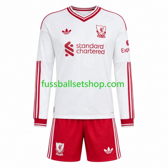 Günstige Fußball Trikotsatz Liverpool  Kinder Auswärtstrikot 2026-2027 Langarm