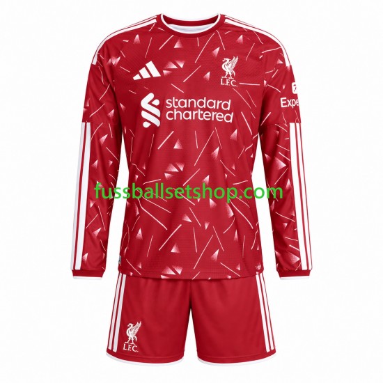 Günstige Fußball Trikotsatz Liverpool Kinder Heimtrikot 2026-2027 Langarm Günstige Fußball Trikotsatz Liverpool Kinder Heimtrikot 2026-2027 Langarm