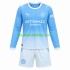 Günstige Fußball Trikotsatz Manchester City  Kinder Heimtrikot 2026-2027 Langarm