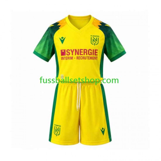 Günstige Fußball Trikotsatz Nantes Kinder Heimtrikot 2026-2027 Kurzarm Günstige Fußball Trikotsatz Nantes Kinder Heimtrikot 2026-2027 Kurzarm