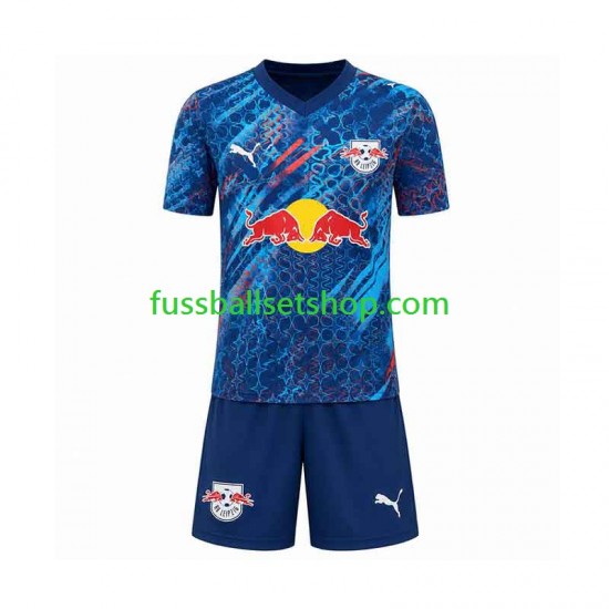 Günstige Fußball Trikotsatz RB Leipzig Kinder Ausweichtrikot 2026-2027 Kurzarm