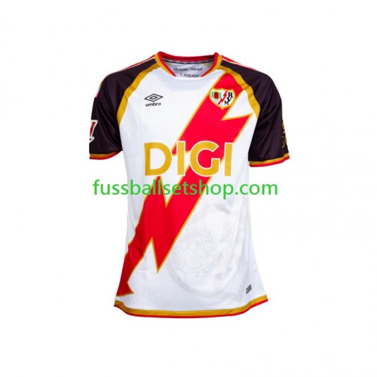 Günstige Fußball Trikotsatz Rayo Vallecano Herren Heimtrikot 2026-2027 Kurzarm