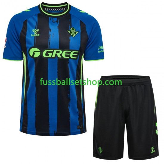 Günstige Fußball Trikotsatz Betis Sevilla Kinder Ausweichtrikot 2026-2027 Kurzarm