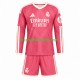 Günstige Fußball Trikotsatz Real Madrid Kinder Ausweichtrikot 2026-2027 Langarm
