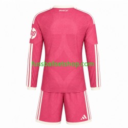 Günstige Fußball Trikotsatz Real Madrid Kinder Ausweichtrikot 2026-2027 Langarm