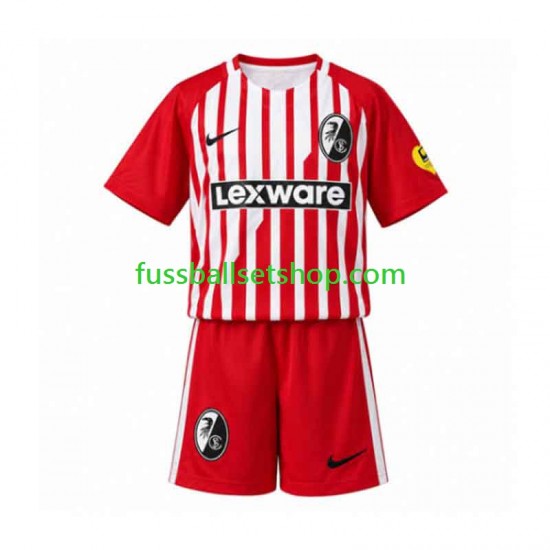Günstige Fußball Trikotsatz SC Freiburg Kinder Heimtrikot 2026-2027 Kurzarm Günstige Fußball Trikotsatz SC Freiburg Kinder Heimtrikot 2026-2027 Kurzarm