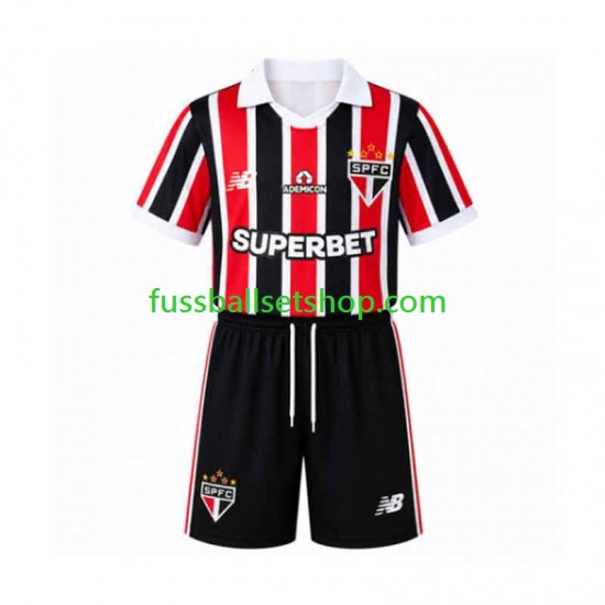 Günstige Fußball Trikotsatz Sao Paulo Kinder Auswärtstrikot 2026-2027 Kurzarm Günstige Fußball Trikotsatz Sao Paulo Kinder Auswärtstrikot 2026-2027 Kurzarm