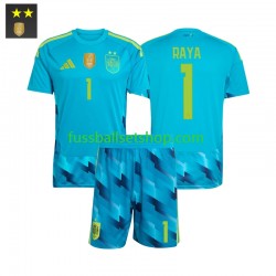 Günstige Fußball Trikotsatz Spanien David Raya 1 Torwart Kinder Heimtrikot 2026-2027 Kurzarm