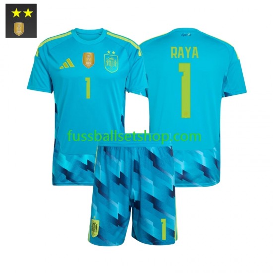 Günstige Fußball Trikotsatz Spanien David Raya 1 Torwart Kinder Heimtrikot 2026-2027 Kurzarm Günstige Fußball Trikotsatz Spanien David Raya 1 Torwart Kinder Heimtrikot 2026-2027 Kurzarm