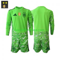 Günstige Fußball Trikotsatz Spanien Torwart Kinder Ausweichtrikot 2026-2027 Langarm