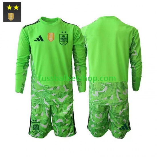 Günstige Fußball Trikotsatz Spanien Torwart Kinder Ausweichtrikot 2026-2027 Langarm Günstige Fußball Trikotsatz Spanien Torwart Kinder Ausweichtrikot 2026-2027 Langarm