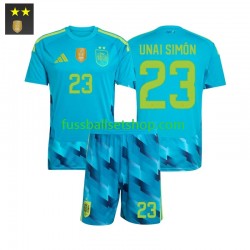 Günstige Fußball Trikotsatz Spanien Unai Simon 23 Torwart Kinder Heimtrikot 2026-2027 Kurzarm
