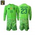 Günstige Fußball Trikotsatz Spanien Unai Simon 23 Torwart Kinder Ausweichtrikot 2026-2027 Langarm