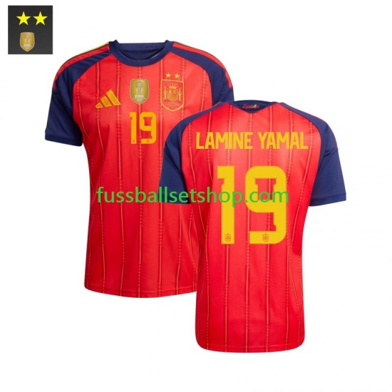 Günstige Fußball Trikotsatz Spanien Lamine Yamal 19 Herren Heimtrikot 2026-2027 Kurzarm
