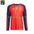Günstige Fußball Trikotsatz Spanien Herren Heimtrikot 2026-2027 Langarm