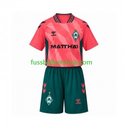 Günstige Fußball Trikotsatz Werder Bremen Kinder Ausweichtrikot 2026-2027 Kurzarm
