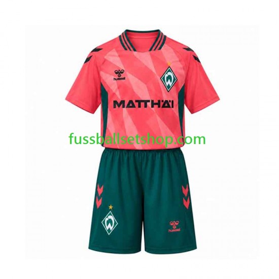 Günstige Fußball Trikotsatz Werder Bremen Kinder Ausweichtrikot 2026-2027 Kurzarm