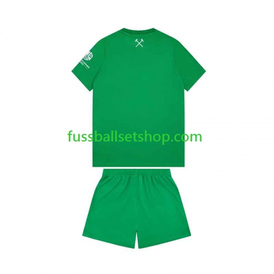 Günstige Fußball Trikotsatz West Ham United Torwart Kinder Heimtrikot 2026-2027 Kurzarm