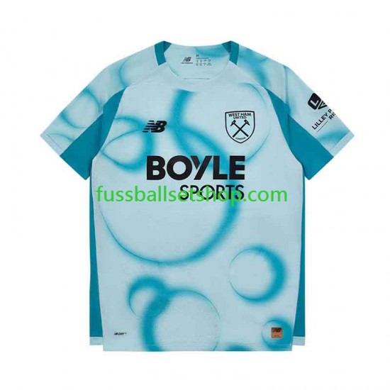 Günstige Fußball Trikotsatz West Ham United Herren Ausweichtrikot 2026-2027 Kurzarm Günstige Fußball Trikotsatz West Ham United Herren Ausweichtrikot 2026-2027 Kurzarm