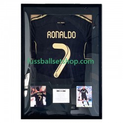 Real Madrid Cristiano Ronaldo Nr. 7 Retro Auswärtstrikot 2011 Gerahmtes Fußballtrikot