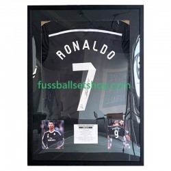 Real Madrid Cristiano Ronaldo Nr. 7 Retro Third-Trikot 2014 Gerahmtes Fußballtrikot