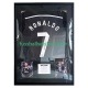 Real Madrid Cristiano Ronaldo Nr. 7 Retro Third-Trikot 2014 Gerahmtes Fußballtrikot