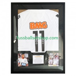 Neymar Jr. Nr. 11 Santos FC Retro Heimtrikot 2011 Gerahmtes Fußballtrikot