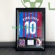 Ronaldinho Nr. 10 FC Barcelona Heimtrikot 2021 Gerahmtes Fußballtrikot