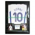 Zidane Nr. 10 Frankreich Retro Auswärtstrikot 1998 Gerahmtes Fußballtrikot