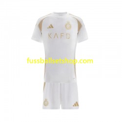 Günstige Fußball Trikotsatz Al Nassr Kinder Ausweichtrikot 2024-2025 Kurzarm