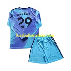 Günstige Fußball Trikotsatz Arsenal Havertz 29 Kinder Ausweichtrikot 2024-2025 Langarm
