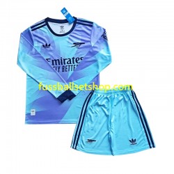 Günstige Fußball Trikotsatz Arsenal Kinder Ausweichtrikot 2024-2025 Langarm