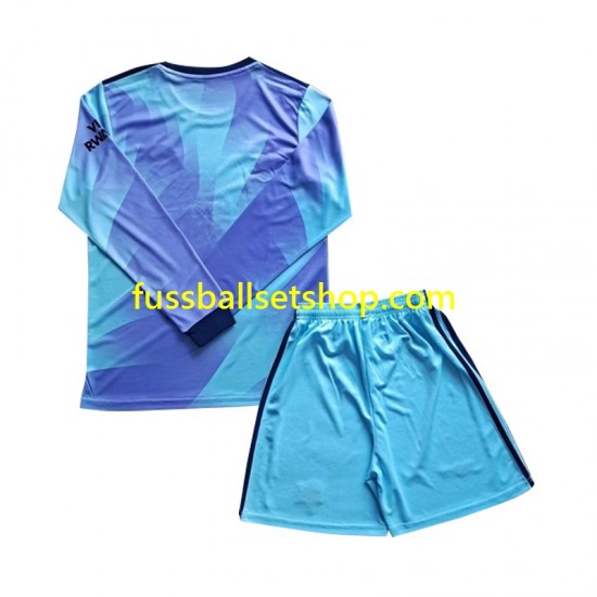 Günstige Fußball Trikotsatz Arsenal Kinder Ausweichtrikot 2024-2025 Langarm
